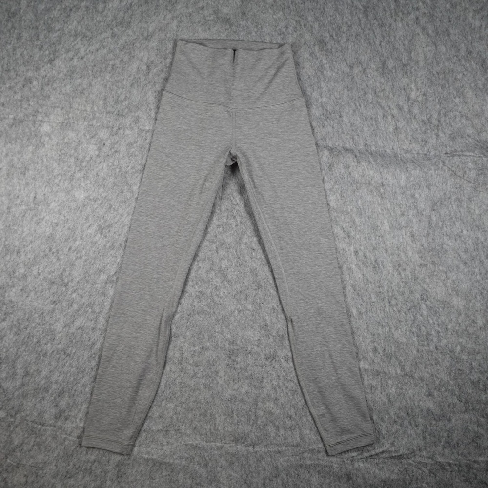 Lululemon Leggings Women 2 Gray Heathered High‎ Rise Align 25" Yoga Run Gym
